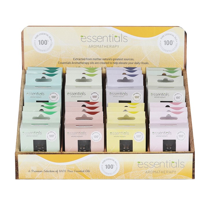 10ml Pure Essential Aromatherapy Oil Display