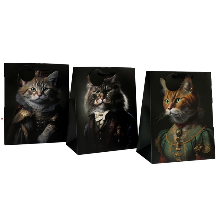 33cm Large Cat Head Portrait Gift Bag