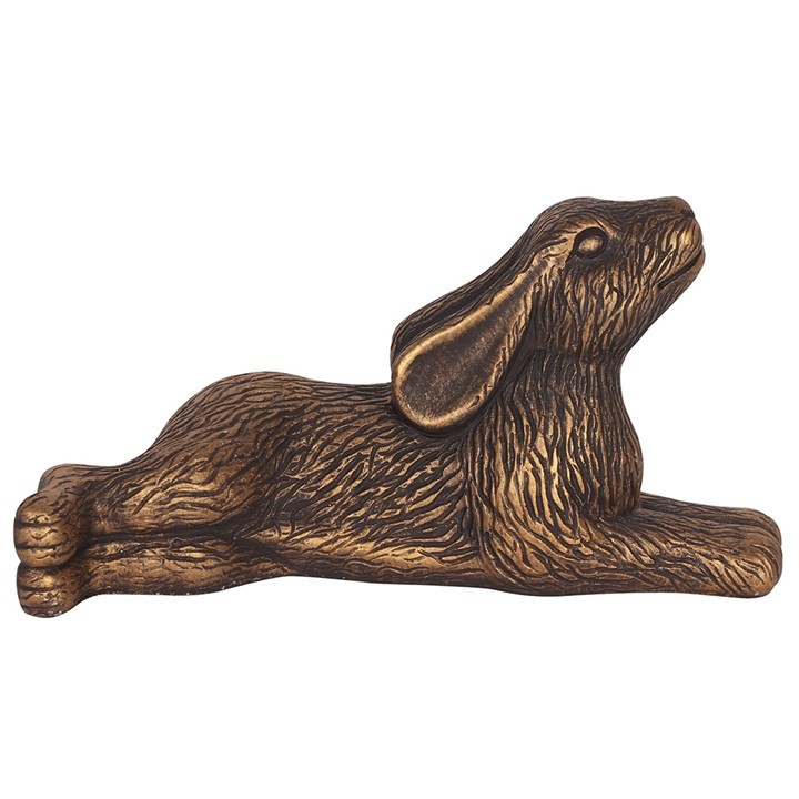 Bronze Terracotta Hare Garden Ornament