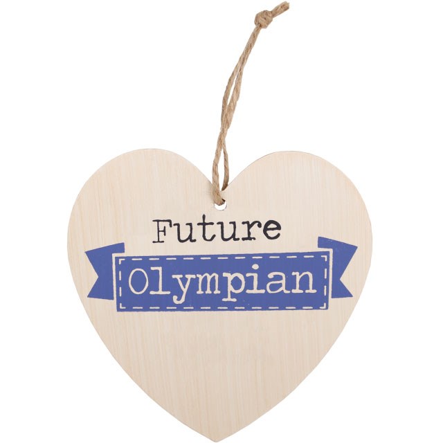 Future Olympian Hanging Heart Sign