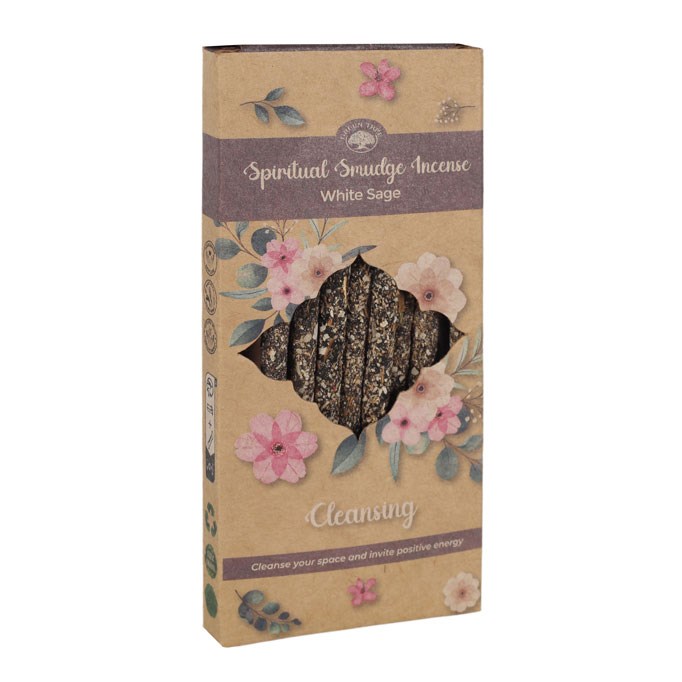 12 Packs of White Sage Cleansing Spiritual Smudge Incense Sticks