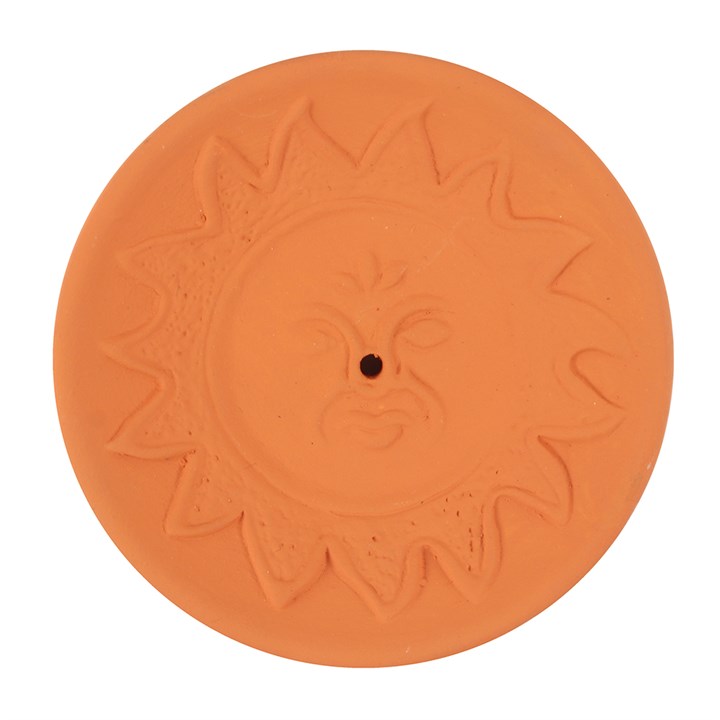 Sun Terracotta Incense Plate