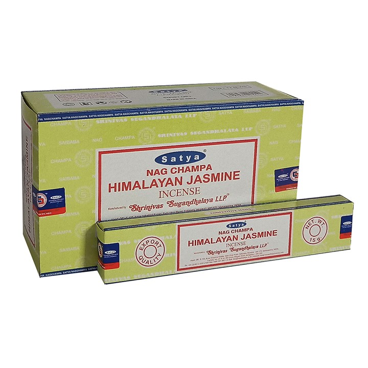 12 Packs of Himalayan Jasmine Incense Sticks by Satya