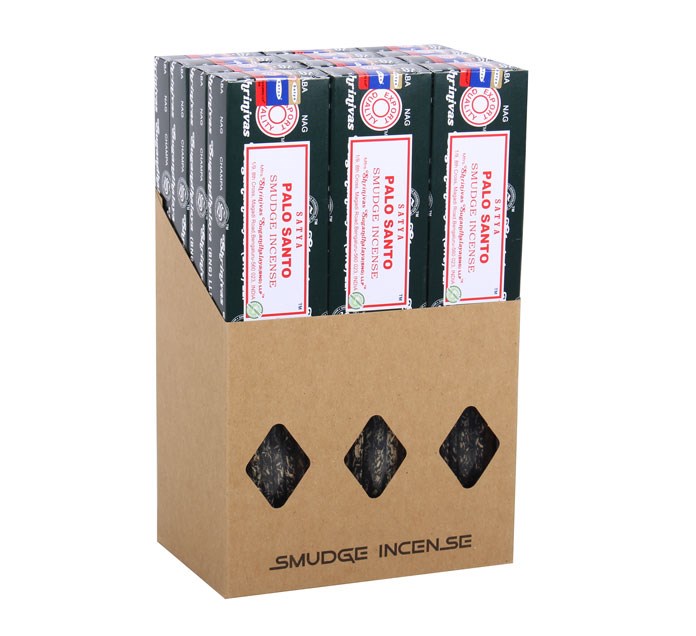 12 Packs of Satya Palo Santo Smudge Incense 25g