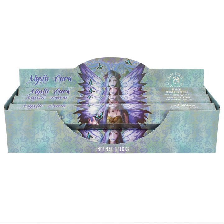Pack of 6 Mystic Aura Incense Sticks by Anne Stokes
