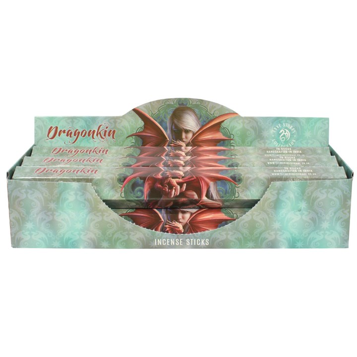 Pack of 6 Dragon Kin Incense Sticks by Anne Stokes