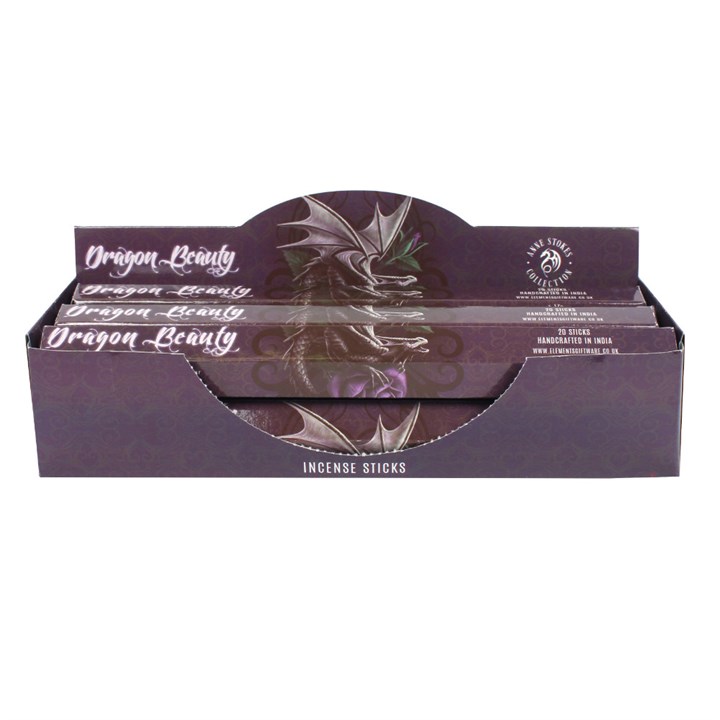 Pack of 6 Dragon Beauty Incense Sticks by Anne Stokes