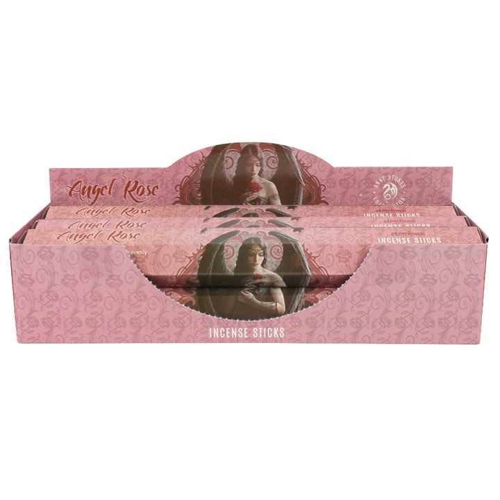 Pack of 6 Angel Rose Incense Sticks by Anne Stokes