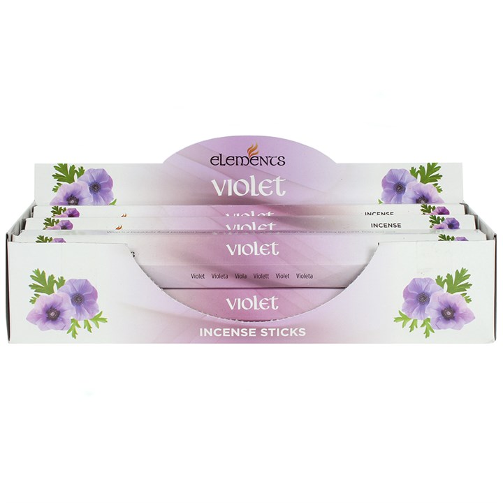 6 Packs of Elements Violet Incense Sticks
