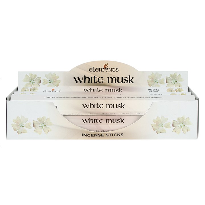 6 Packs of Elements White Musk Incense Sticks