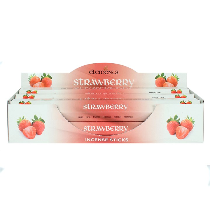 6 Packs of Elements Strawberry Incense Sticks