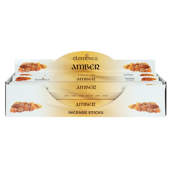 6 Packs of Elements Amber Incense Sticks