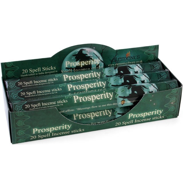 6 Packs of Prosperity Spell Incense Sticks by Lisa Parker