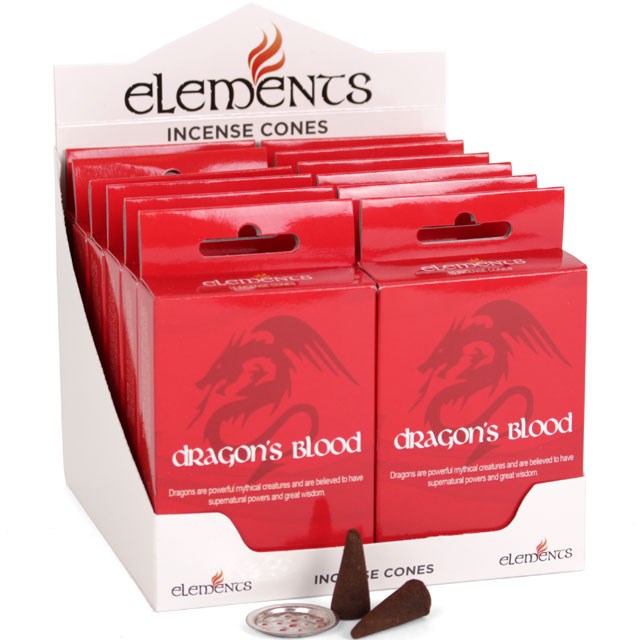 12 Packs of Elements Dragon's Blood Incense Cones