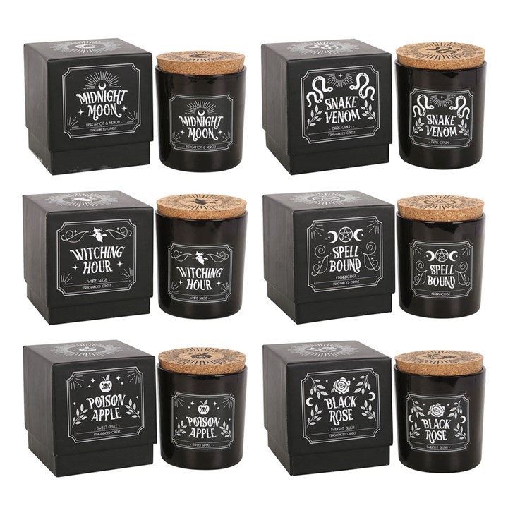 Set of 6 Midnight Ritual Candles