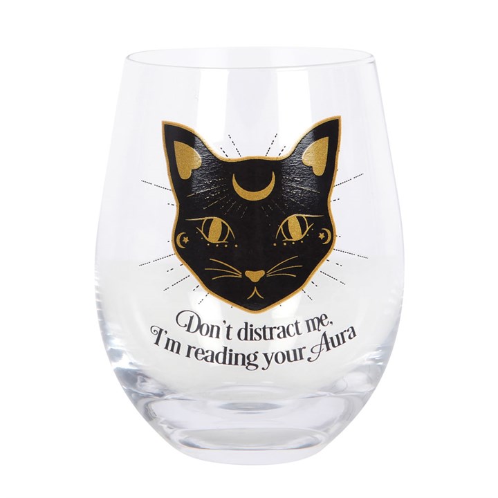 Reading Your Aura Stemless Wine Glass