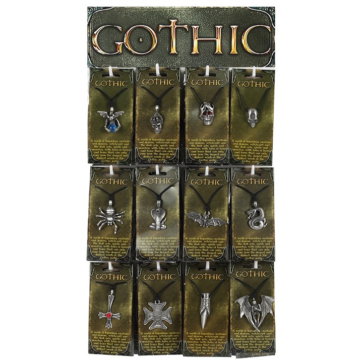 Gothic Amulet Charm Necklace