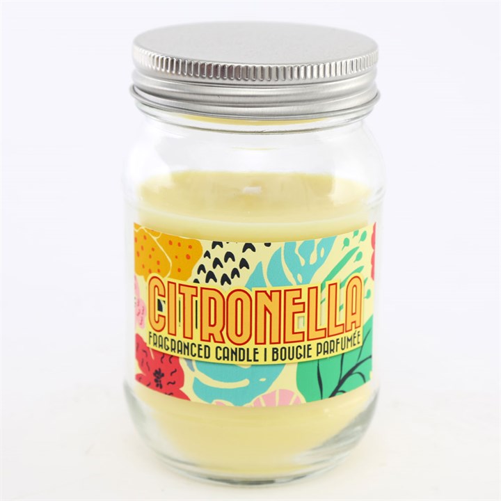 Citronella Outdoor Living Jar Candle
