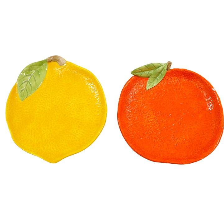 18cm Orange and Lemon Trinket Dish
