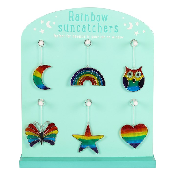 Mini Rainbow Suncatcher Display