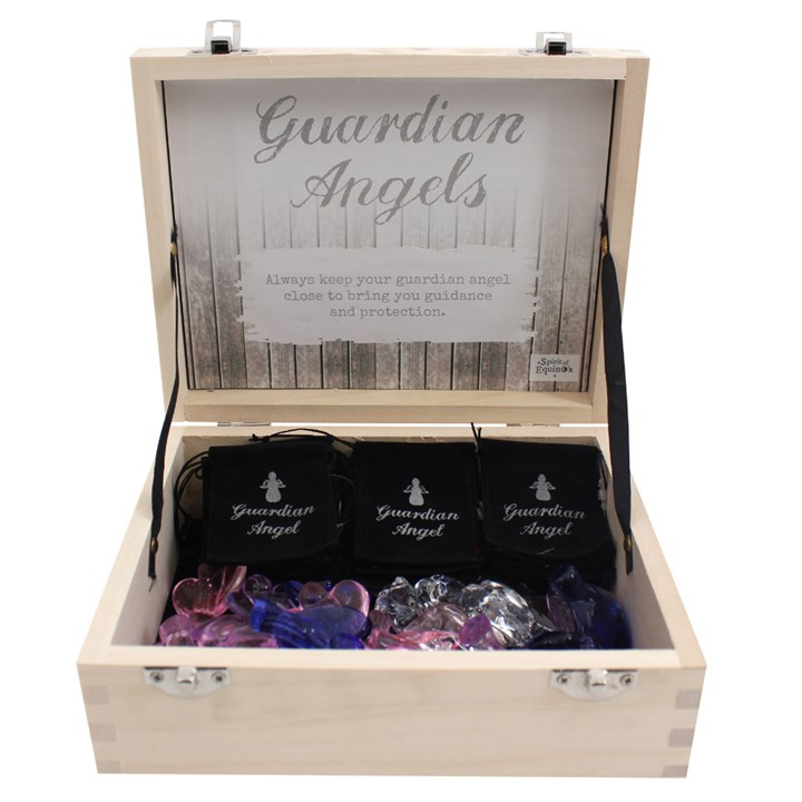 Box of 24 Glass Guardian Angels