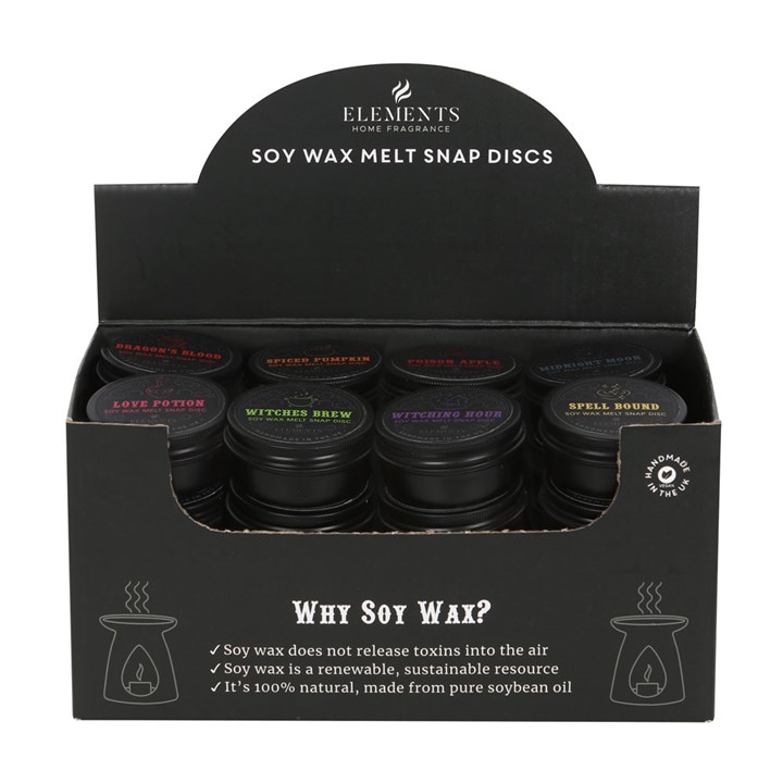 Set of 32 Gothic Soy Wax Snap Discs