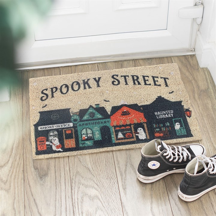 Natural Spooky Street Doormat
