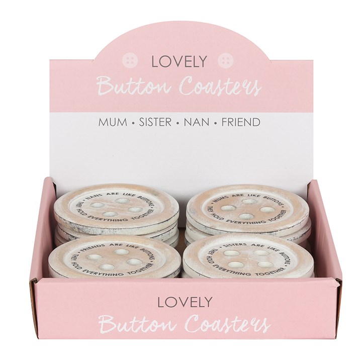 Lovely Button Coasters