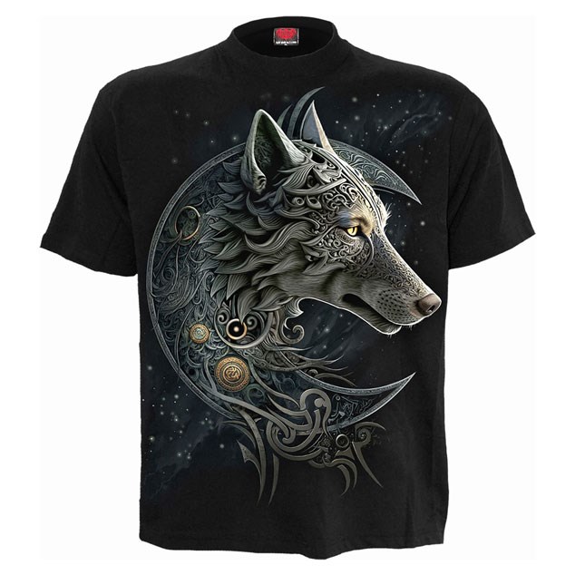 Celtic Wolf T-Shirt by Spiral Direct (XX Large)