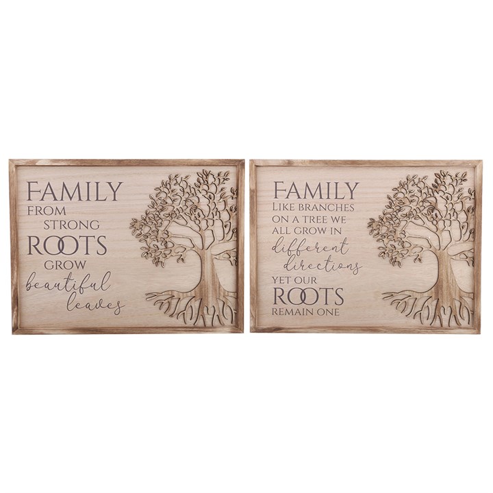 40cm Tree of Life Family Wall Plaque