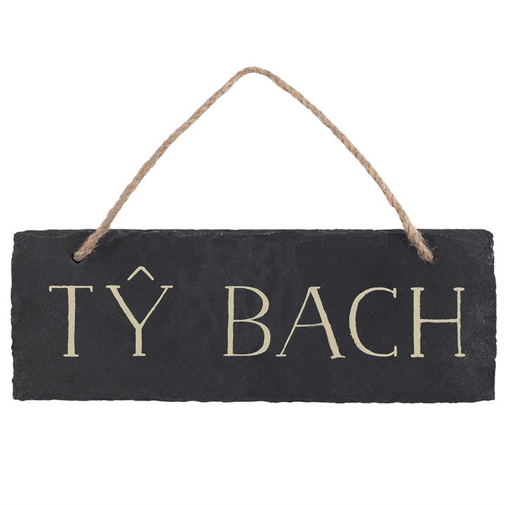 Ty Bach Slate Sign