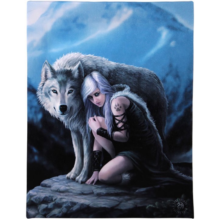 19x25cm Protector Canvas Plaque by Anne Stokes