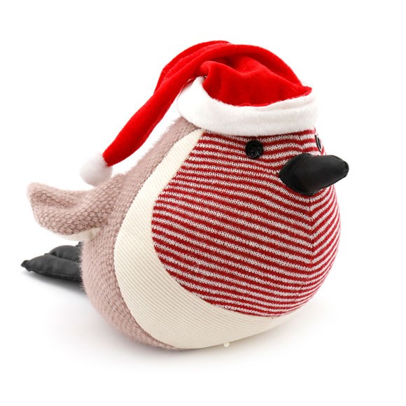Christmas Robin Doorstop
