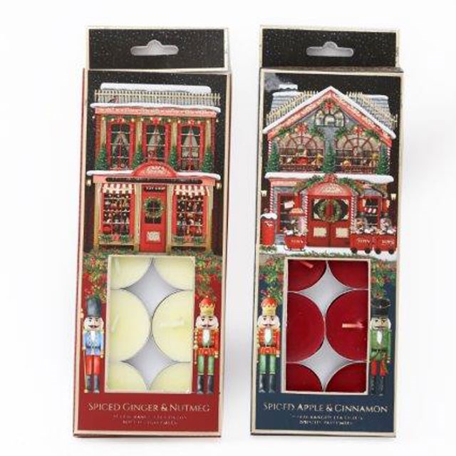Pack of 10 Christmas Toy Shop Tealights
