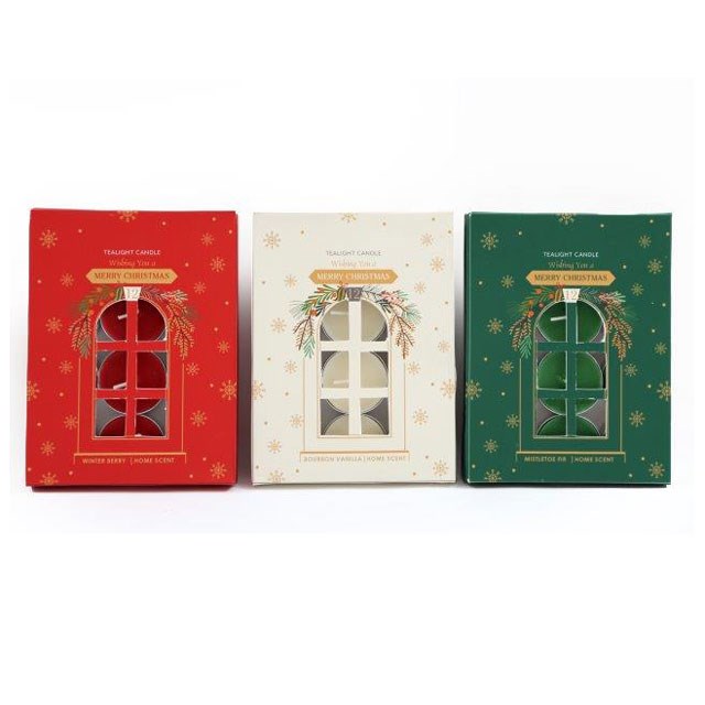 Pack of 12 Christmas Scented Tealights