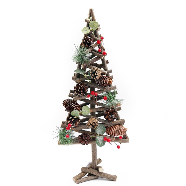 55cm Pinecone and Berry Tree Decoration