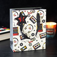 23cm Medium Retro 80s Print Gift Bag