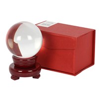 8cm Crystal Ball with Base