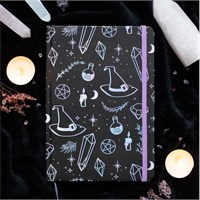 Crystal Witch Print A5 Notebook