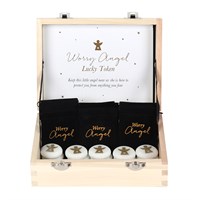 Worry Angel Lucky Token Sentiment Stone