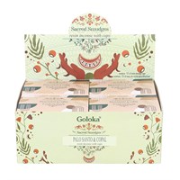 Goloka Palo Santo & Copal Resin Incense Smudge Cups