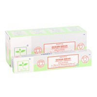 6 Packs of Ocean Drive Earth Incense by Satya