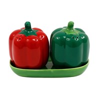 Bell Pepper Salt and Pepper Shakers