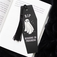 RIP Reading In Progress Coffin Bookmark