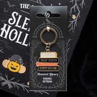 The Haunted Library Book Stack Keyring