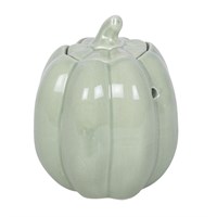Tall Sage Green Pumpkin Oil Burner