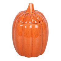 Tall Orange Lidded Pumpkin Oil Burner