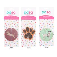 Set of 12 Dog Print Vanilla Air Fresheners