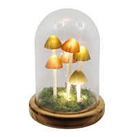 16cm LED Mushroom Glass Dome Light