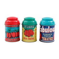 10cm Vintage Style Tomato Spice Tin
